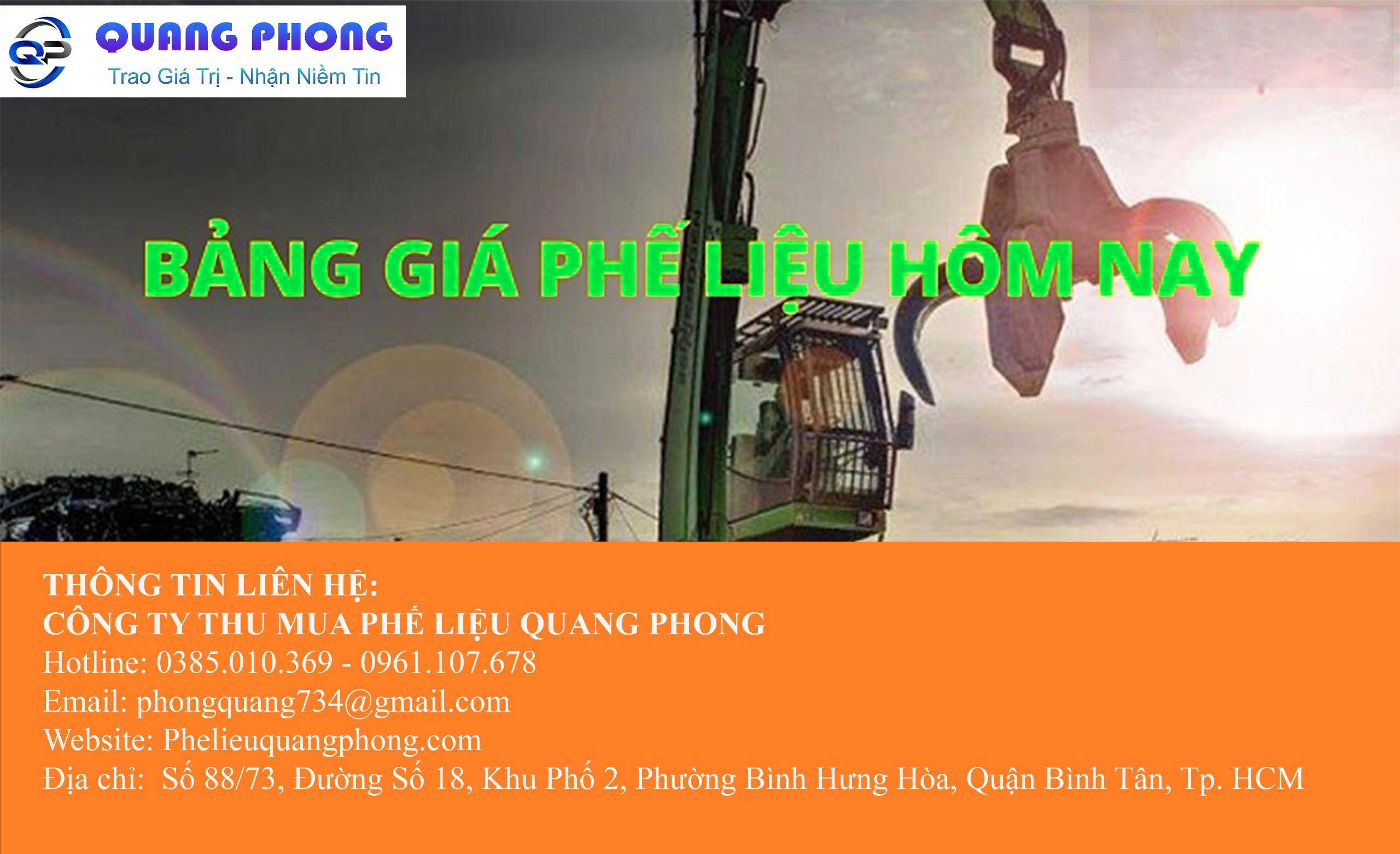 Bảng Giá Phế Liệu Hôm Nay Mới Nhất 15/04/2025